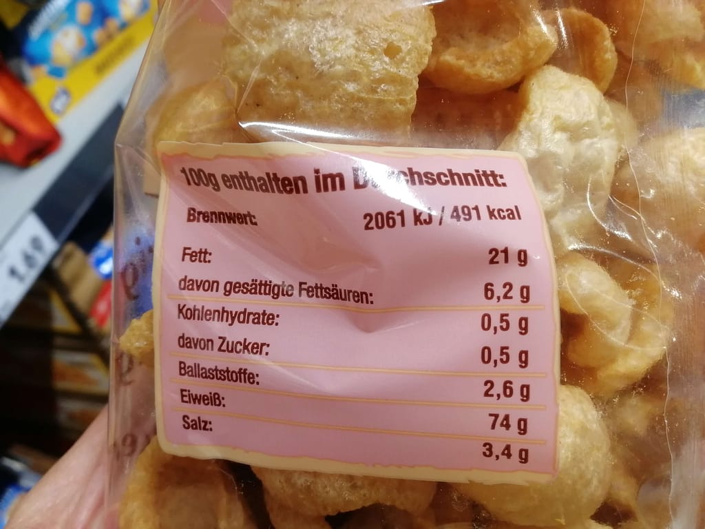 Keto-Snacks Kaufland Schweinekrusten