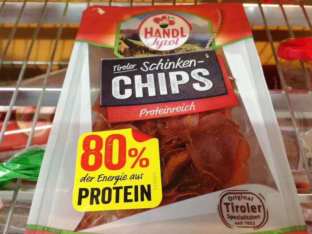 Keto-Snacks Kaufland Schinken-Chips