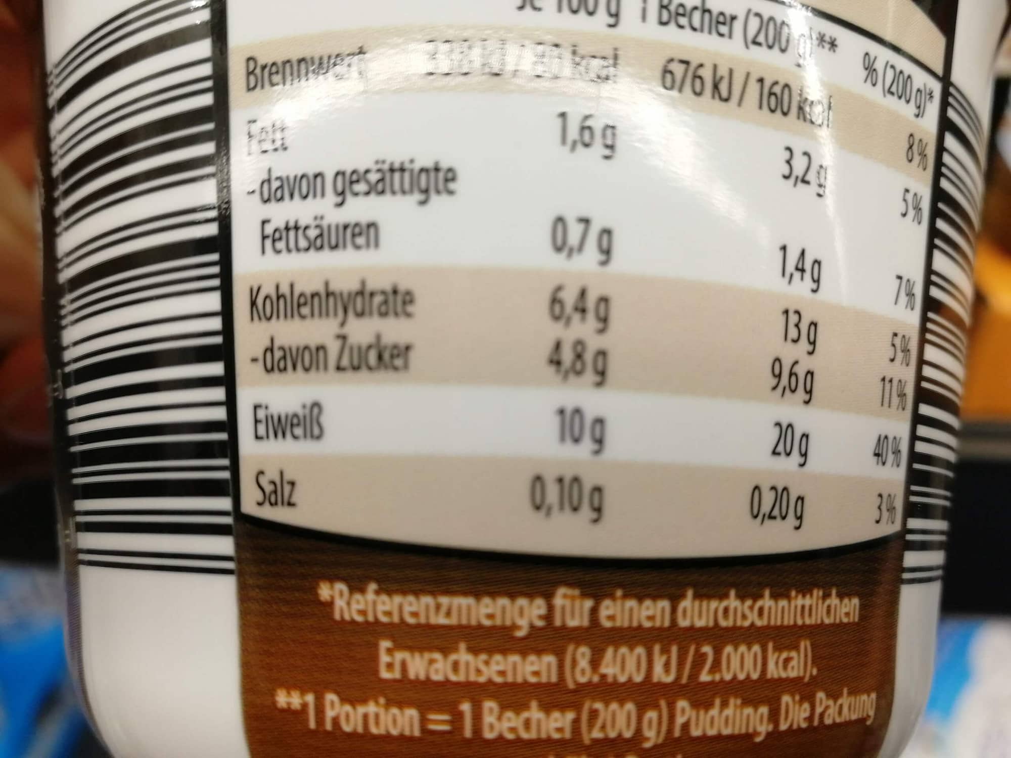 Keto-Snack-Aldi-Protein-Pudding-Nährwerte
