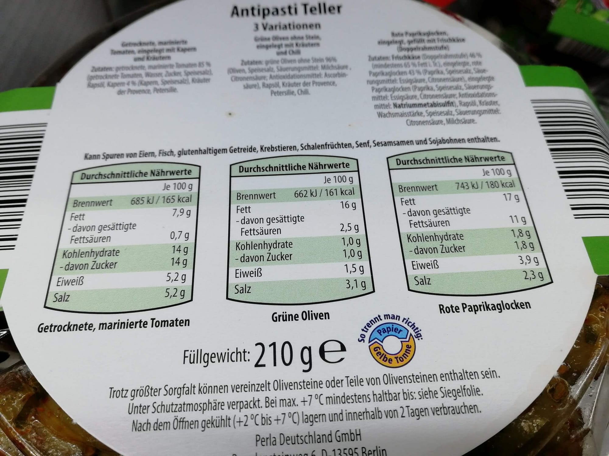 Keto-Snack-Aldi-Antipasti-Teller-Nährwerte
